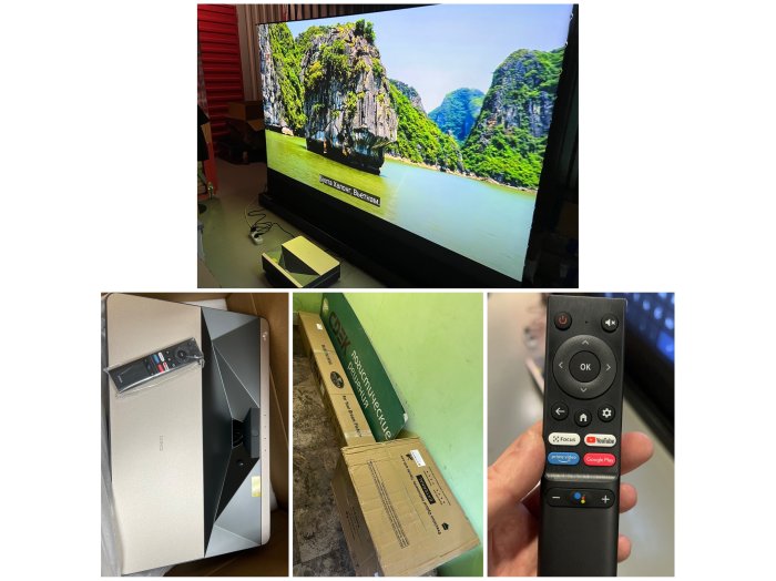 ALR экран Vividstorm S Pro 110 дюймов и УКФ проектор CHANGHONG B8U (2300 ANSI люмен) Прямые поставки из Китая в Москву