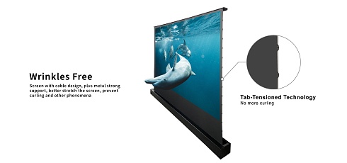 Экран напольный/моторизированный ALR Vividstorm S Pro (120 дюймов, черный/белый) заказать